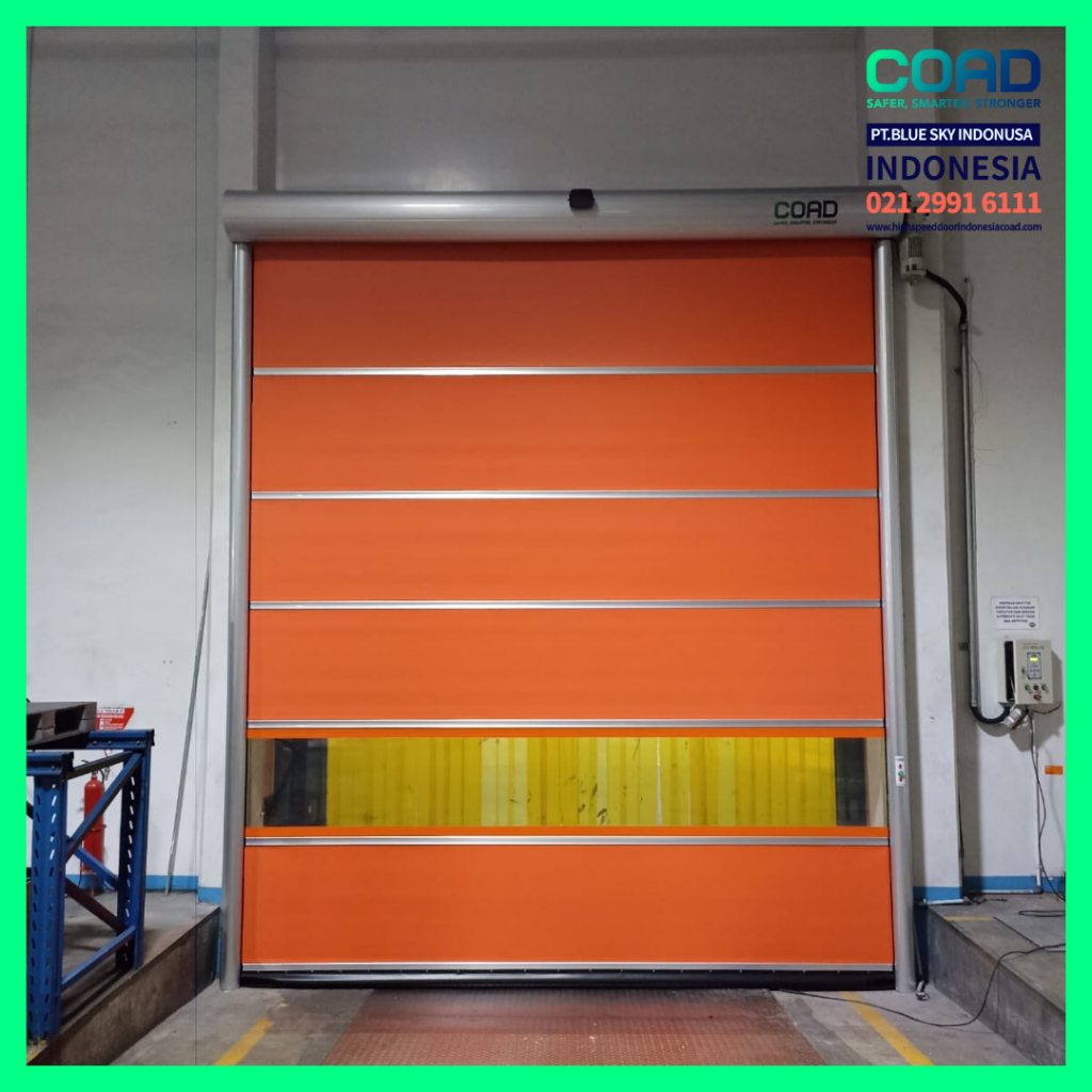 high speed door, coad indonesia, pintu otomatis, high speed door indonesia, instalasi cepat