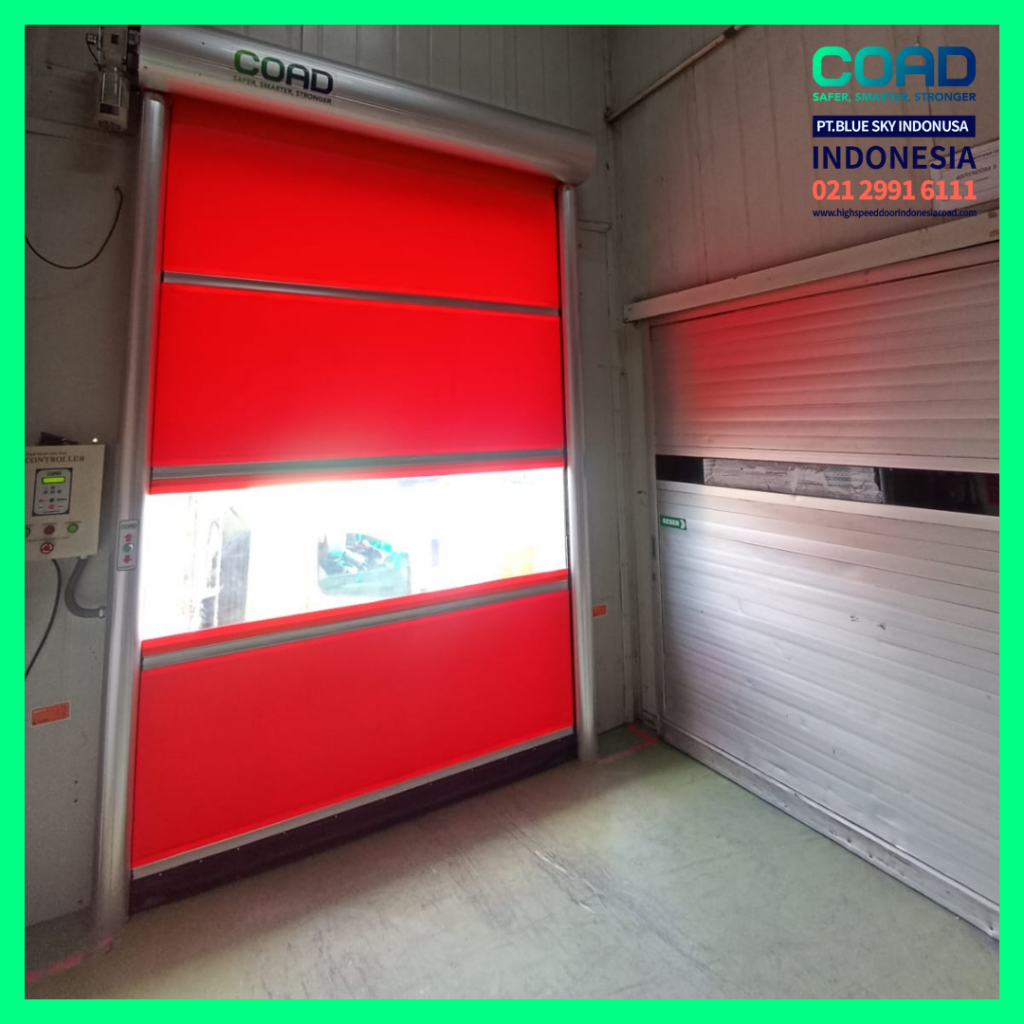 high speed door, coad indonesia, pintu otomatis, high speed door indonesia, instalasi cepat