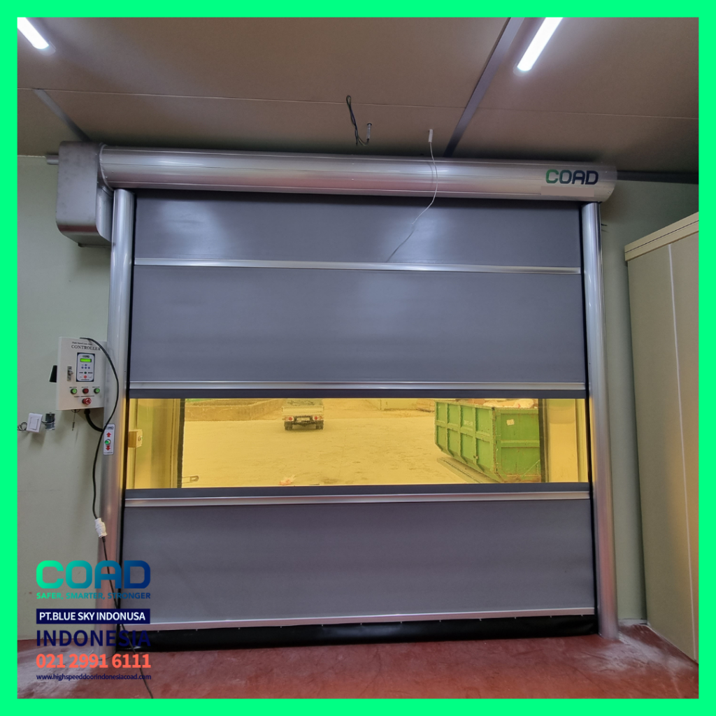 high speed door, coad indonesia, pintu otomatis, high speed door indonesia, instalasi cepat