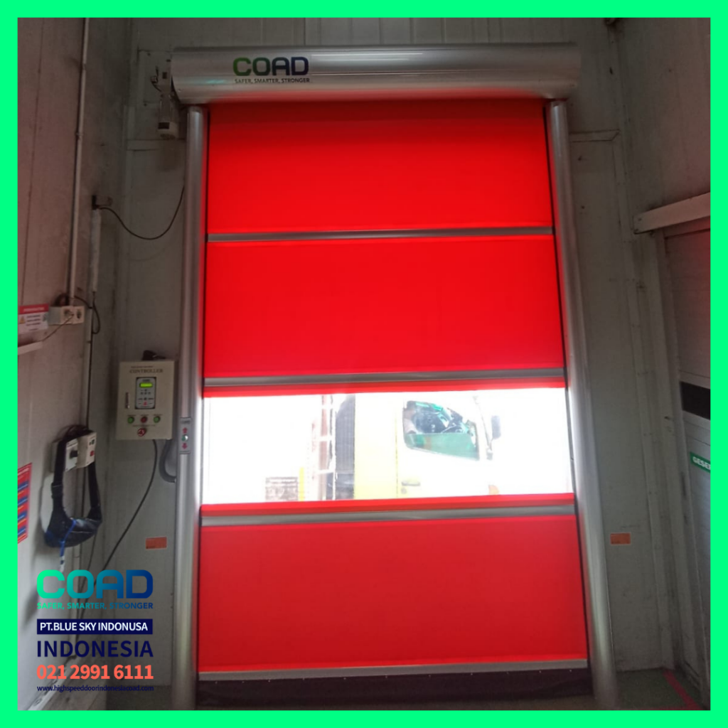 high speed door, coad indonesia, pintu otomatis, high speed door indonesia, instalasi cepat