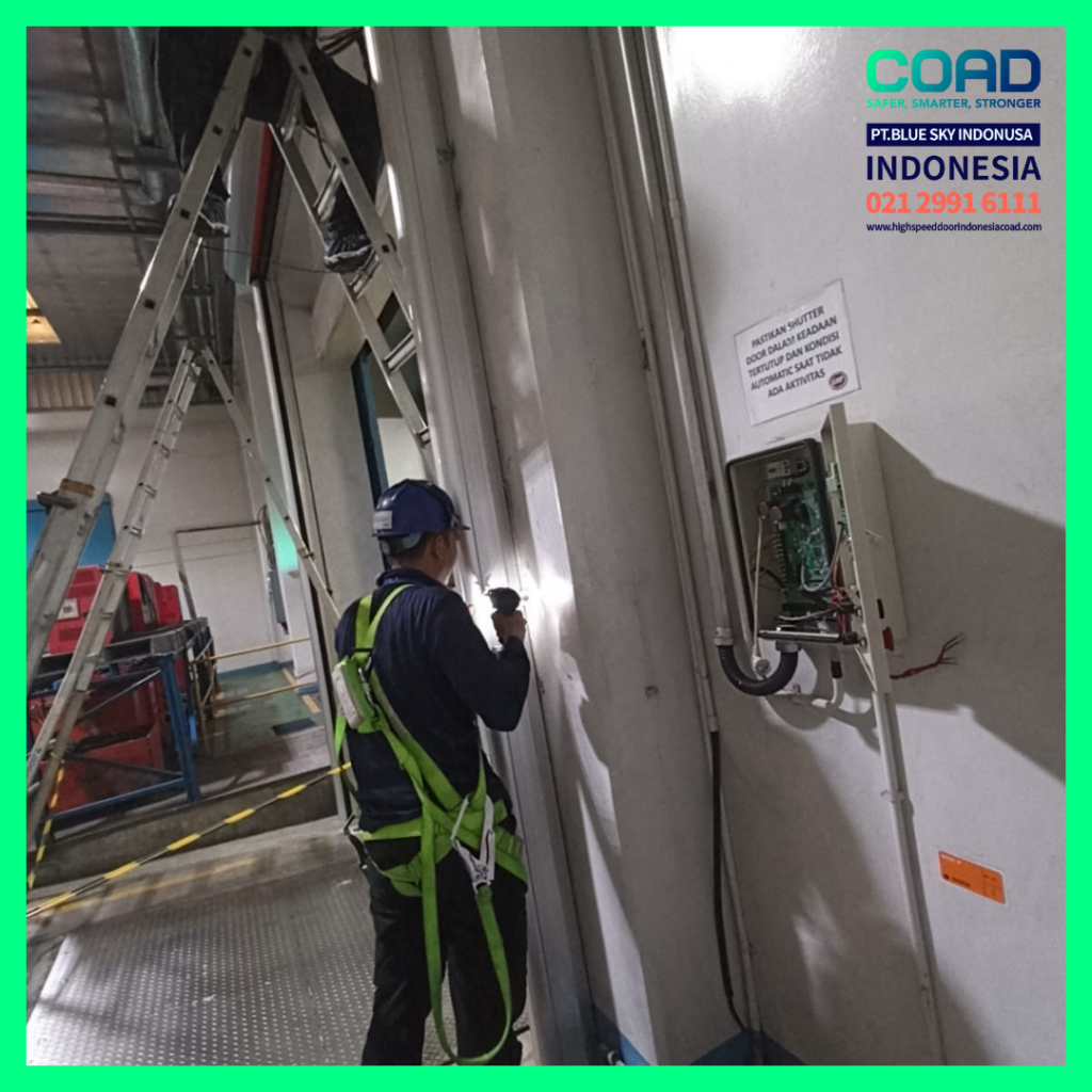 high speed door, coad indonesia, pintu otomatis, high speed door indonesia, instalasi cepat