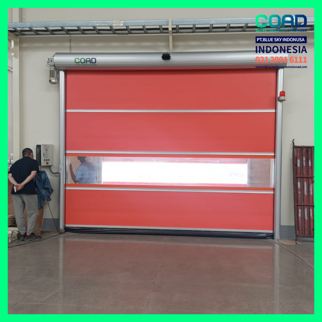 high speed door, coad indonesia, pintu otomatis, high speed door indonesia, instalasi cepat