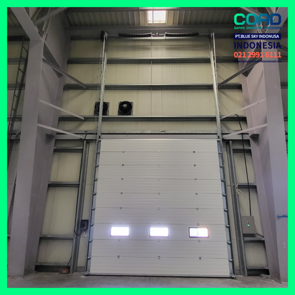 overhead door, industrial overhead door, pintu industrial otomatis, automatic overhead door, pintu otomatis industri, overhead door indonesia, industrial overhead door indonesia