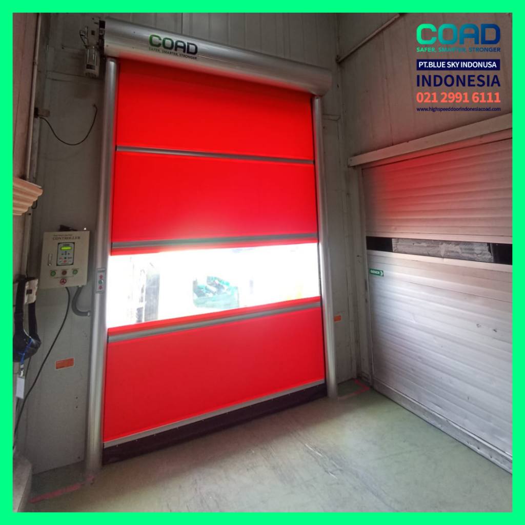 high speed door, coad indonesia, pintu otomatis, high speed door indonesia, instalasi cepat