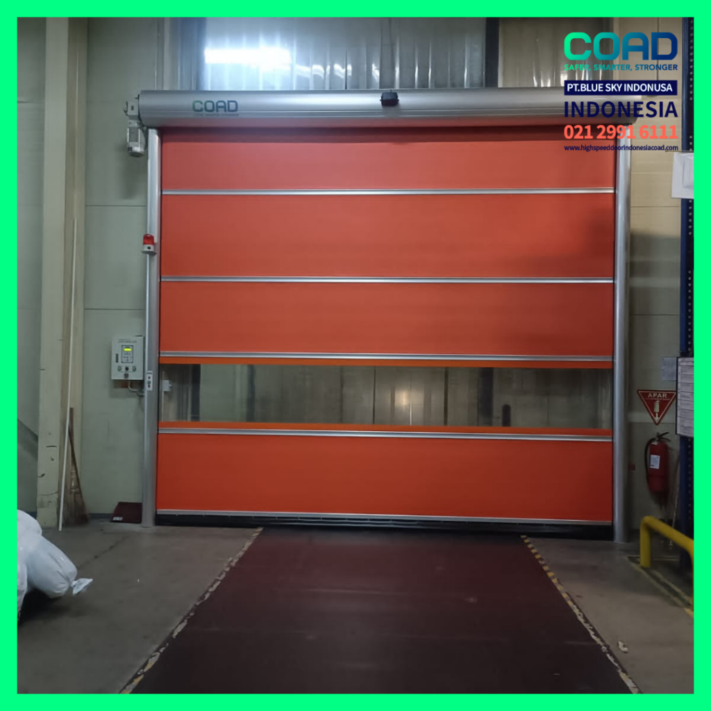 high speed door, coad indonesia, pintu otomatis, high speed door indonesia, instalasi cepat