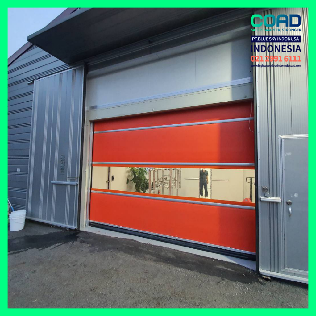 high speed door, coad indonesia, pintu otomatis, high speed door indonesia, instalasi cepat