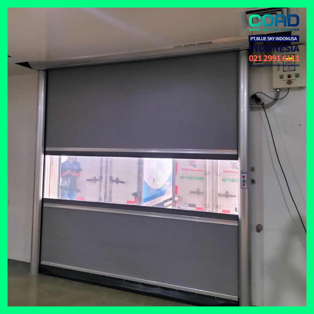 high speed door, coad indonesia, pintu otomatis, high speed door indonesia, instalasi cepat