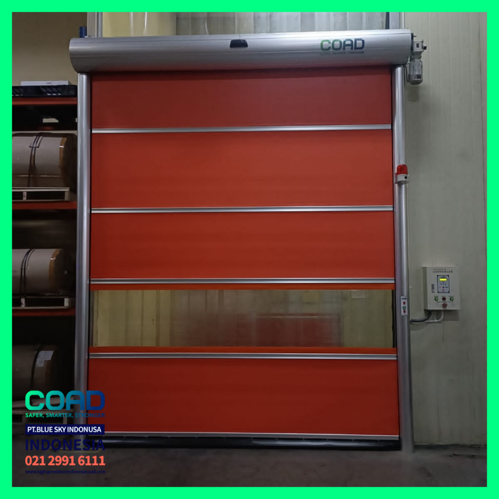 high speed door, coad indonesia, pintu otomatis, high speed door indonesia, instalasi cepat