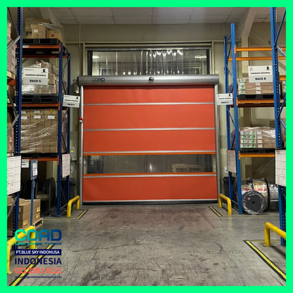 high speed door, coad indonesia, pintu otomatis, high speed door indonesia, instalasi cepat