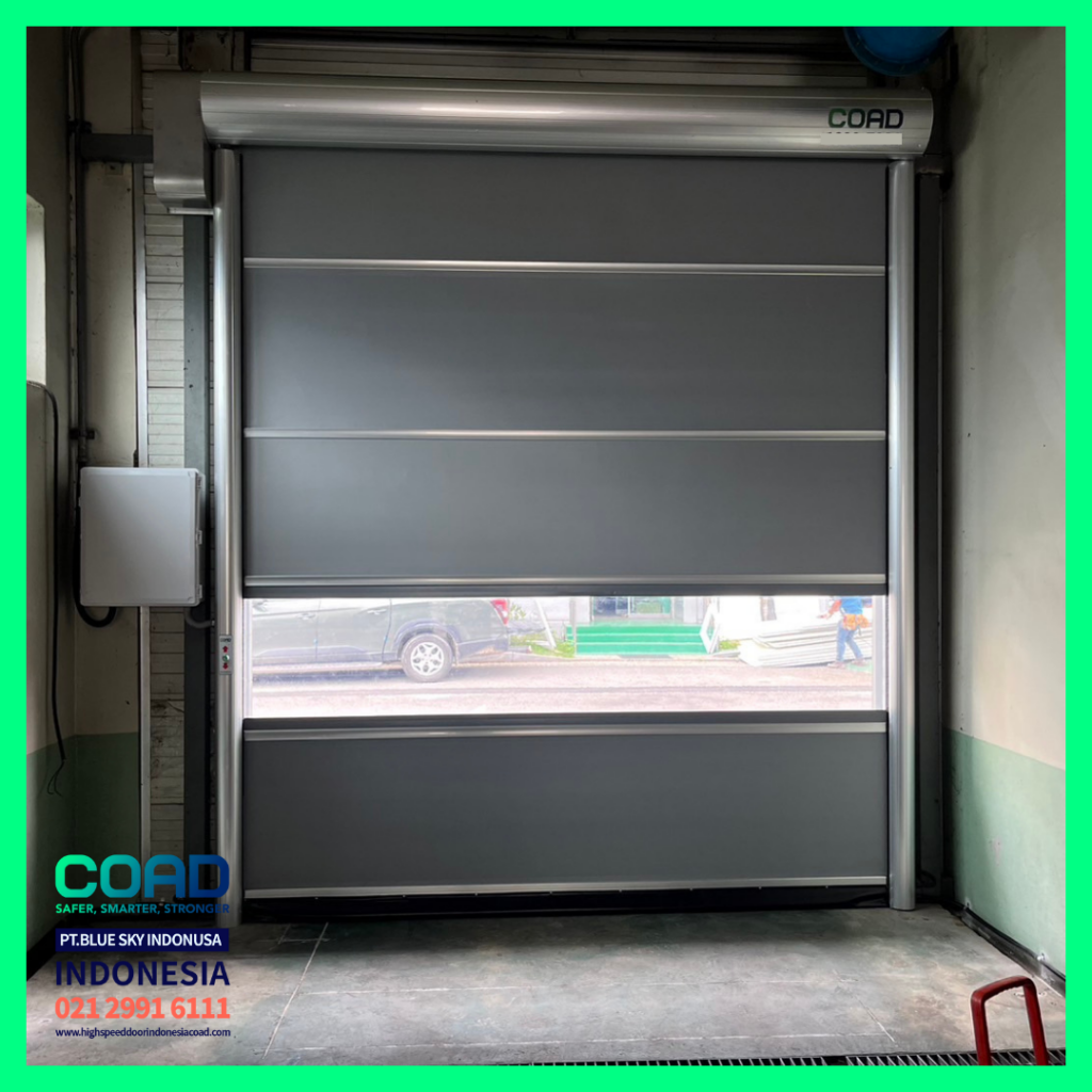 high speed door, coad indonesia, pintu otomatis, high speed door indonesia, instalasi cepat