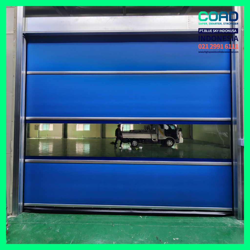 high speed door, coad indonesia, pintu otomatis, high speed door indonesia, instalasi cepat