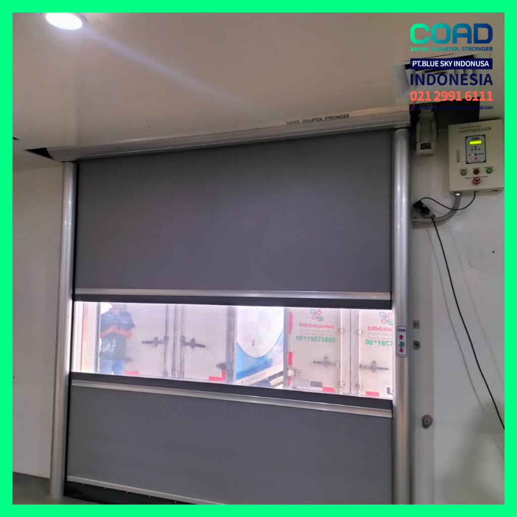 high speed door, coad indonesia, pintu otomatis, high speed door indonesia, instalasi cepat