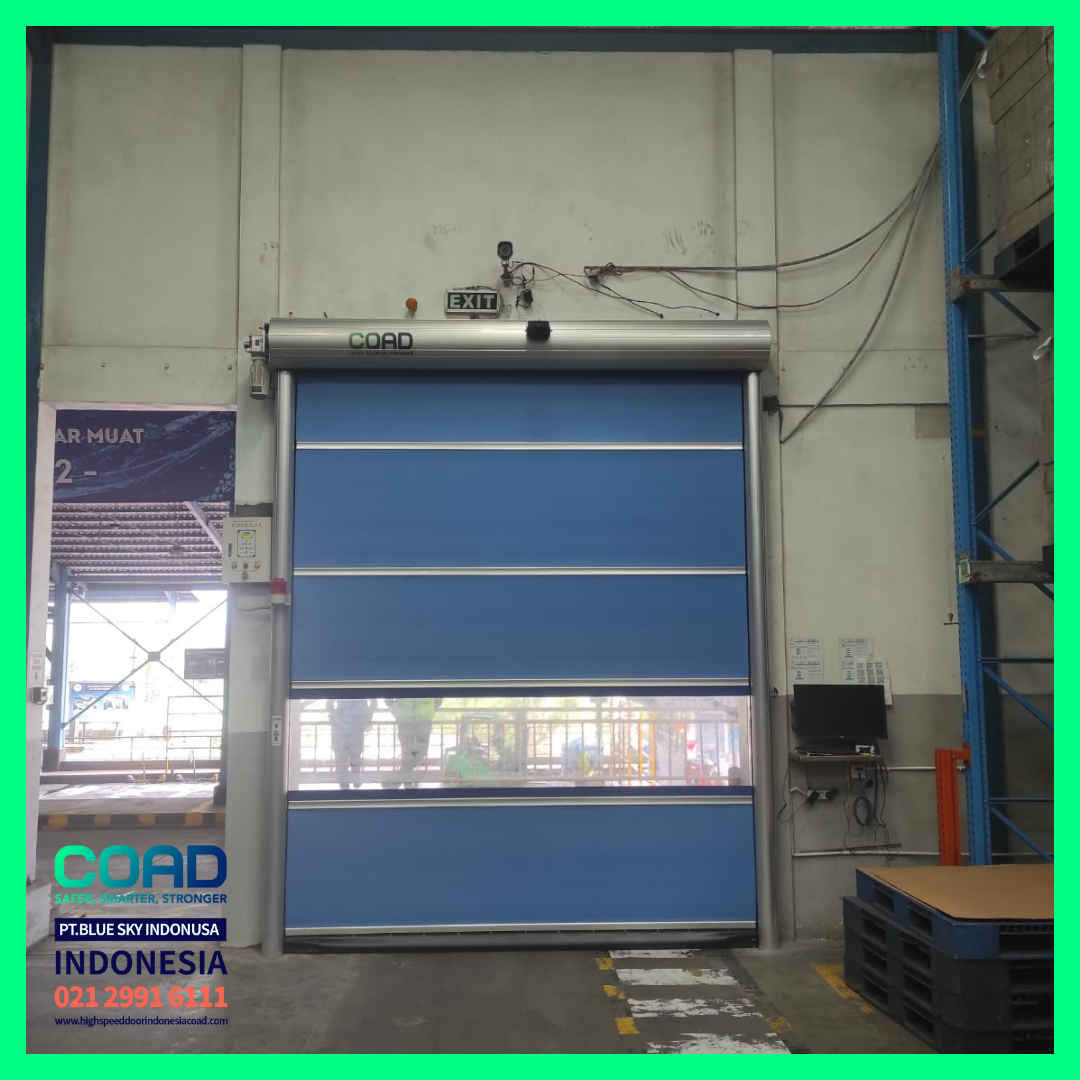 high speed door, coad indonesia, pintu otomatis, high speed door indonesia, instalasi cepat