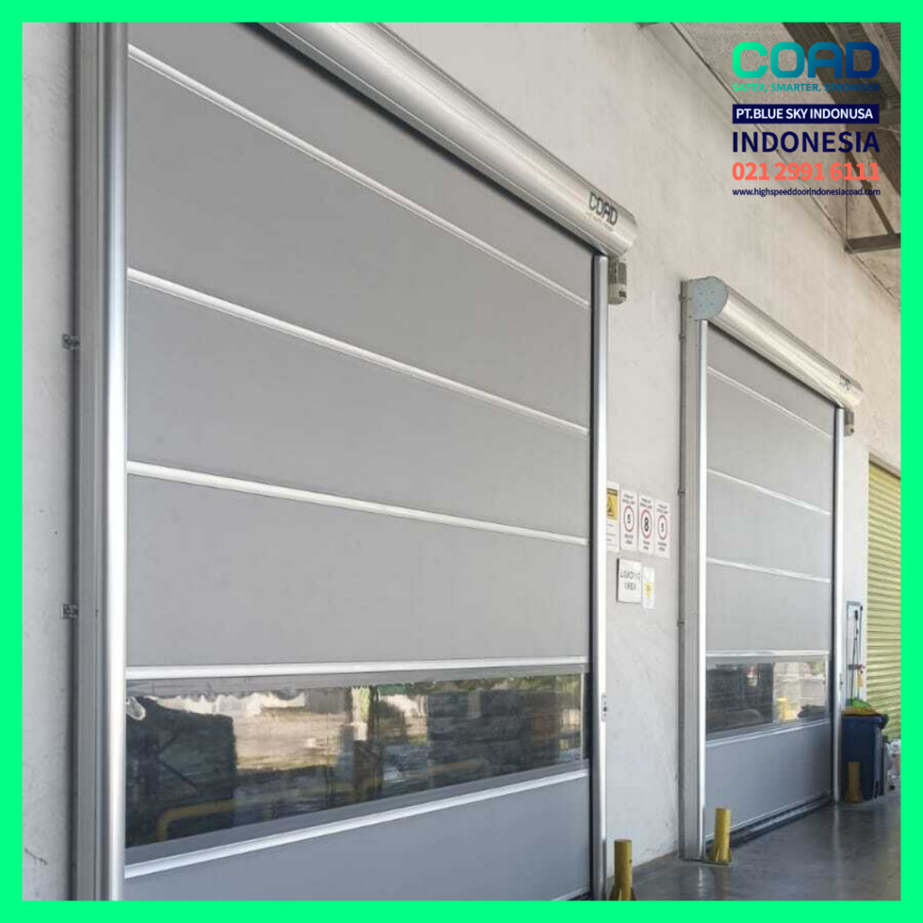 high speed door, coad indonesia, pintu otomatis, high speed door indonesia, instalasi cepat