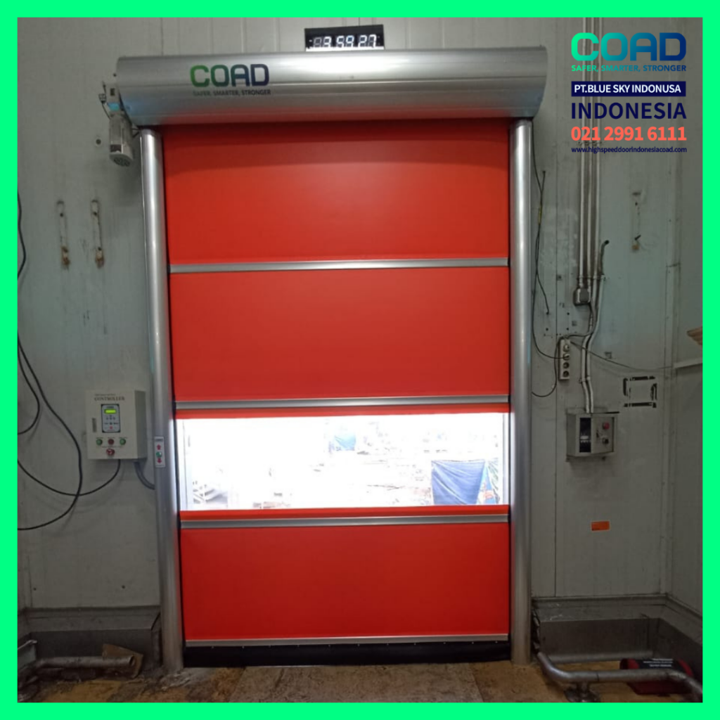 high speed door, coad indonesia, pintu otomatis, high speed door indonesia, instalasi cepat