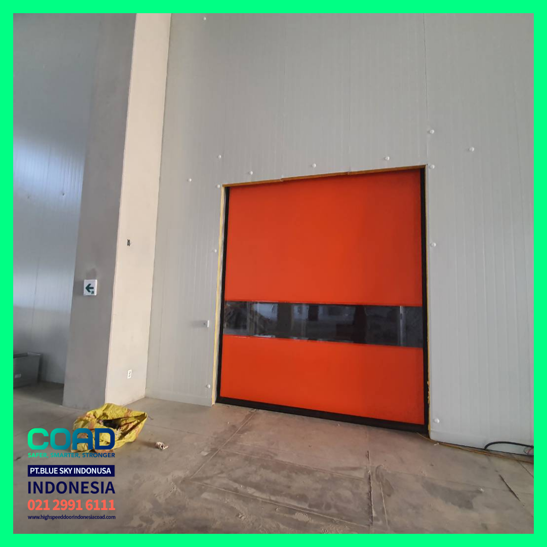 high speed door, coad indonesia, pintu otomatis, high speed door indonesia, instalasi cepat