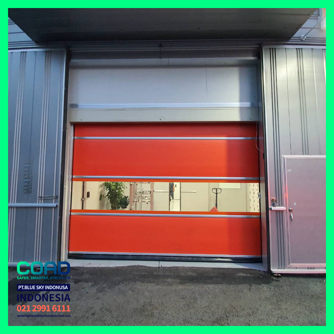 high speed door, coad indonesia, pintu otomatis, high speed door indonesia, instalasi cepat
