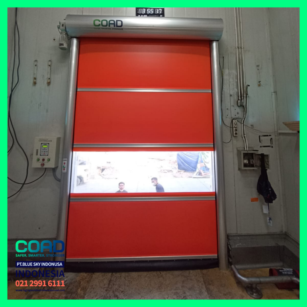 high speed door, coad indonesia, pintu otomatis, high speed door indonesia, instalasi cepat