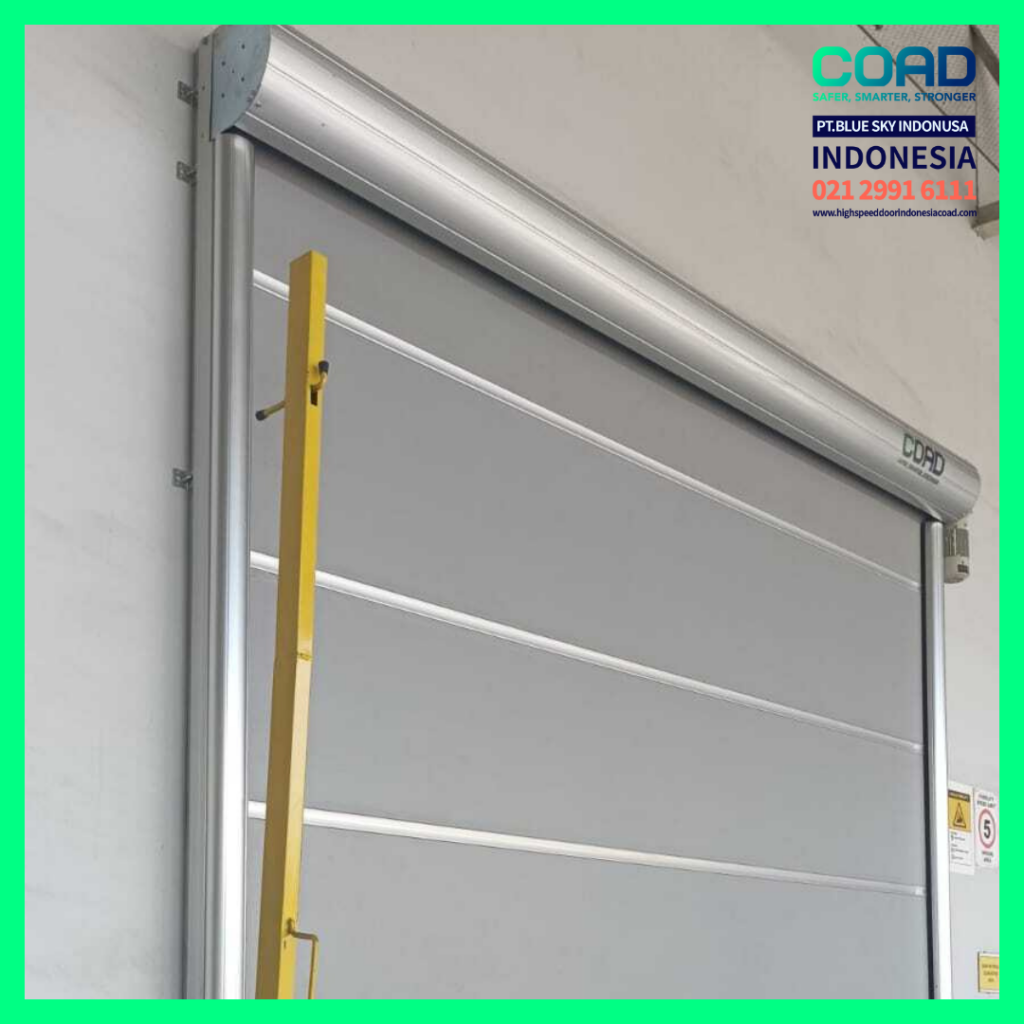 high speed door, coad indonesia, pintu otomatis, high speed door indonesia, instalasi cepat