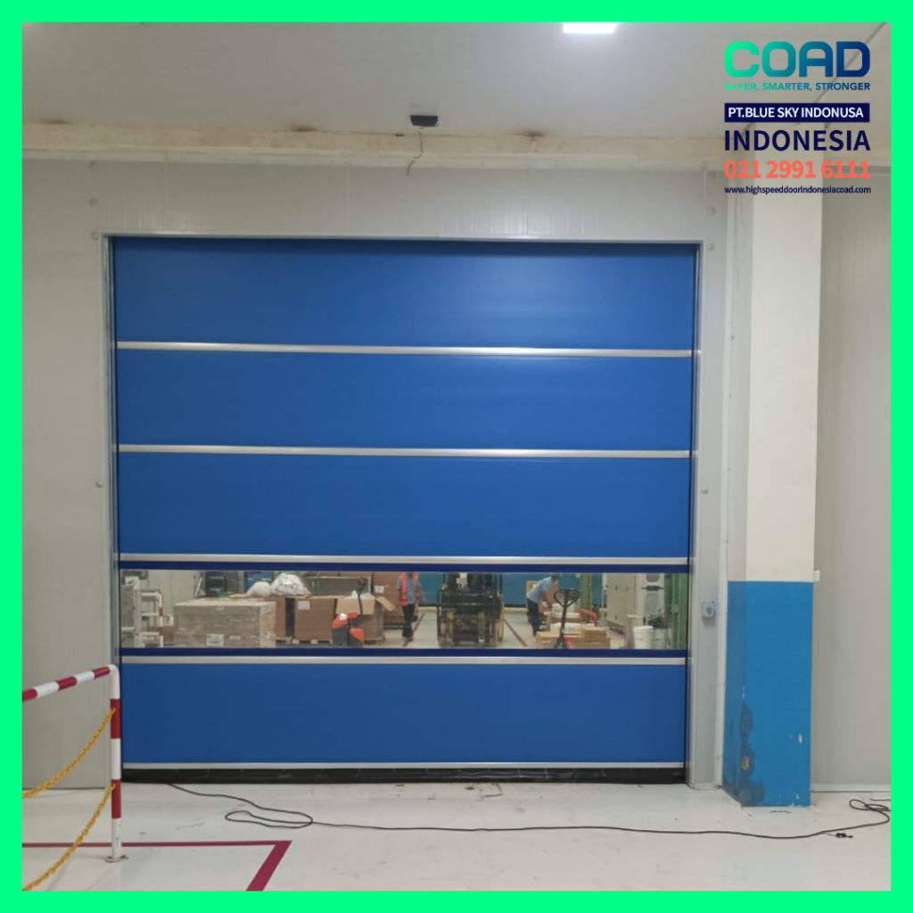 high speed door, coad indonesia, pintu otomatis, high speed door indonesia, instalasi cepat, pintu gudang minimalis