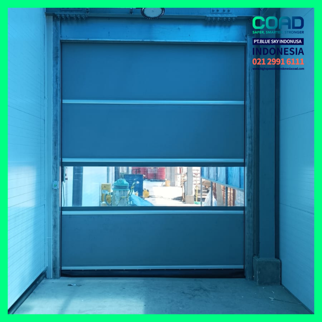 high speed door, coad indonesia, pintu otomatis, high speed door indonesia, instalasi cepat, pintu gudang minimalis
