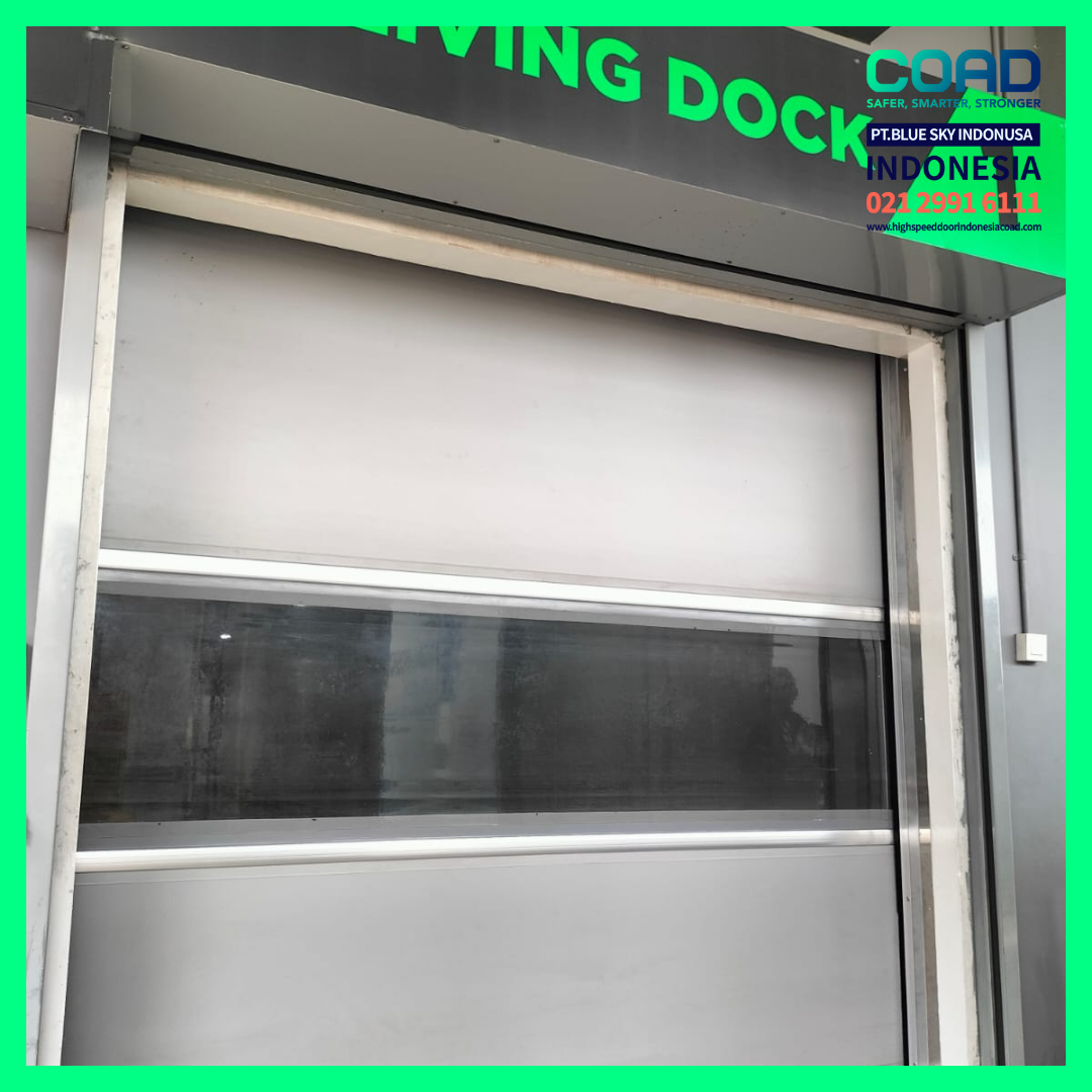 high speed door, coad indonesia, pintu otomatis, high speed door indonesia, instalasi cepat, pintu gudang minimalis