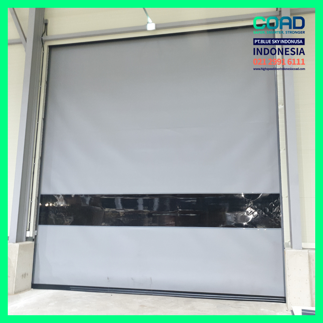high speed door, coad indonesia, pintu otomatis, high speed door indonesia, instalasi cepat, pintu gudang minimalis