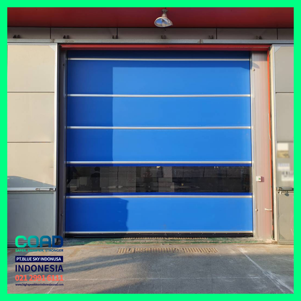 high speed door, coad indonesia, pintu otomatis, high speed door indonesia, instalasi cepat, pintu gudang minimalis