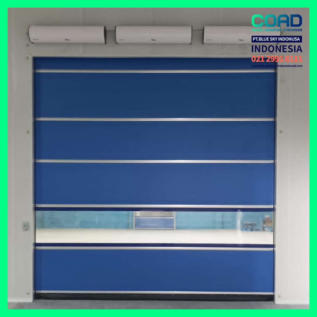 high speed door, coad indonesia, pintu otomatis, high speed door indonesia, instalasi cepat, pintu gudang minimalis
