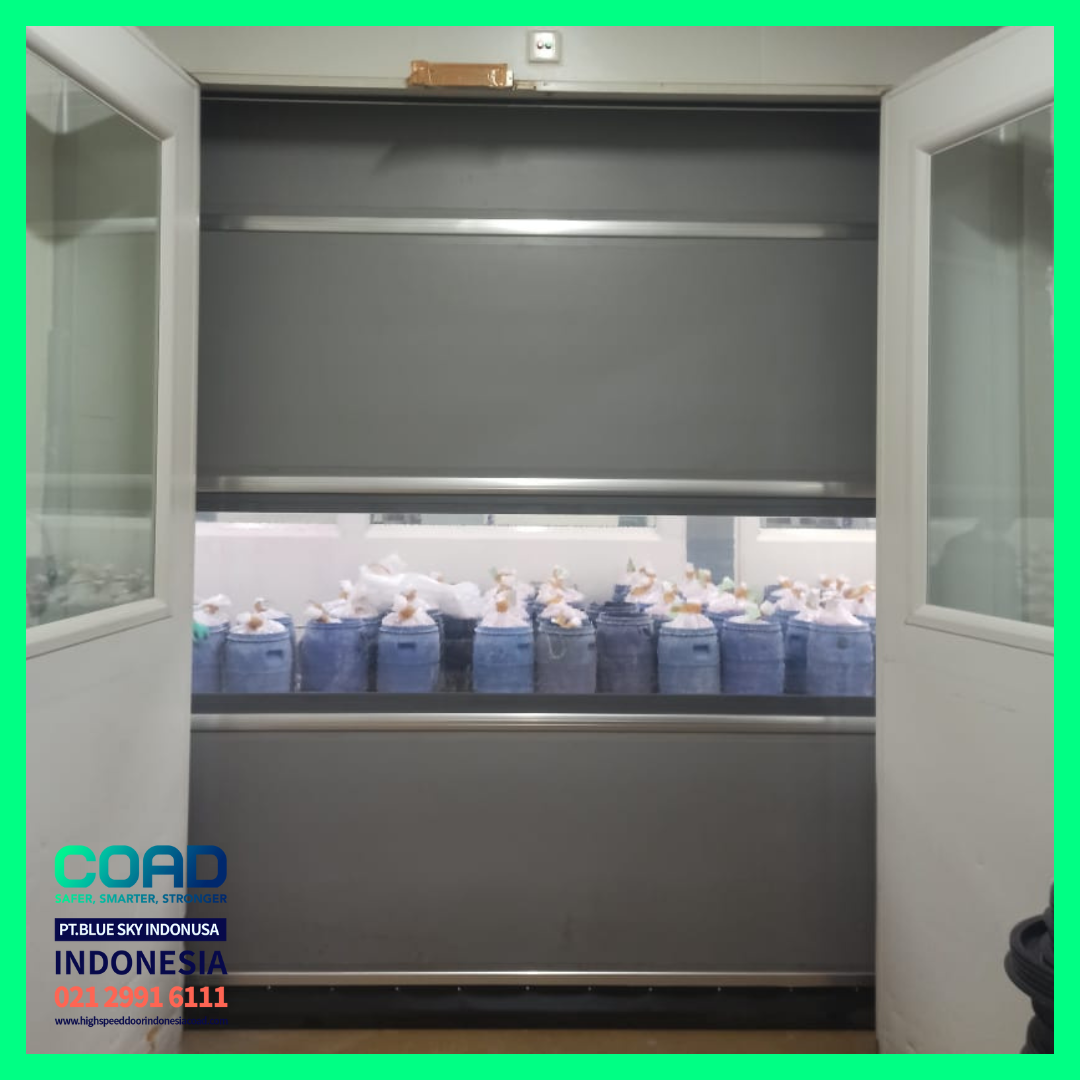 high speed door, coad indonesia, pintu otomatis, high speed door indonesia, instalasi cepat, pintu gudang minimalis