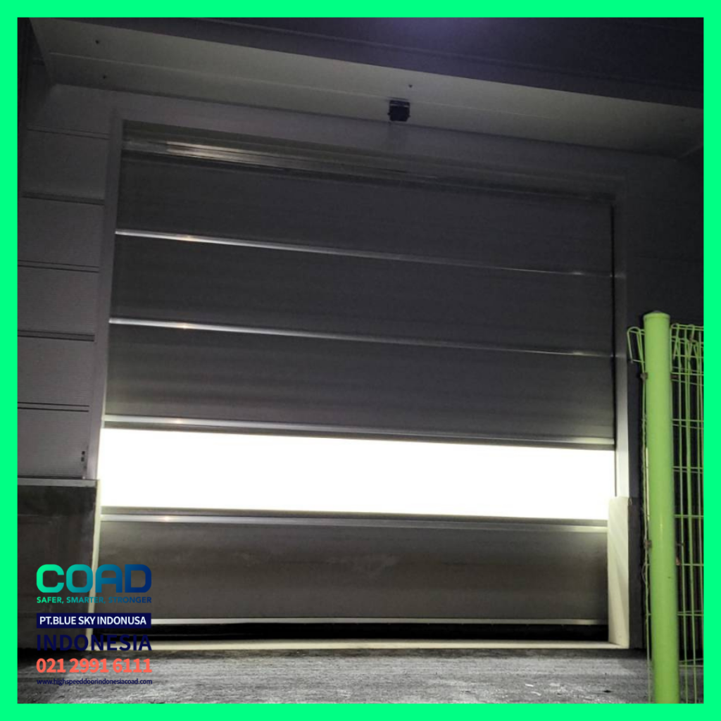 high speed door, coad indonesia, pintu otomatis, high speed door indonesia, instalasi cepat, pintu gudang minimalis
