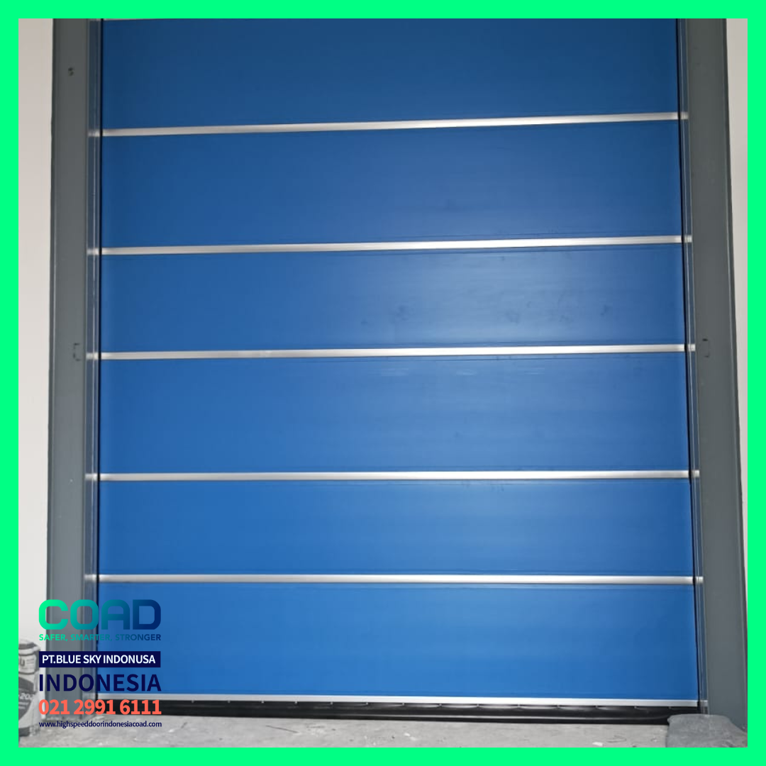 high speed door, coad indonesia, pintu otomatis, high speed door indonesia, instalasi cepat, pintu gudang minimalis