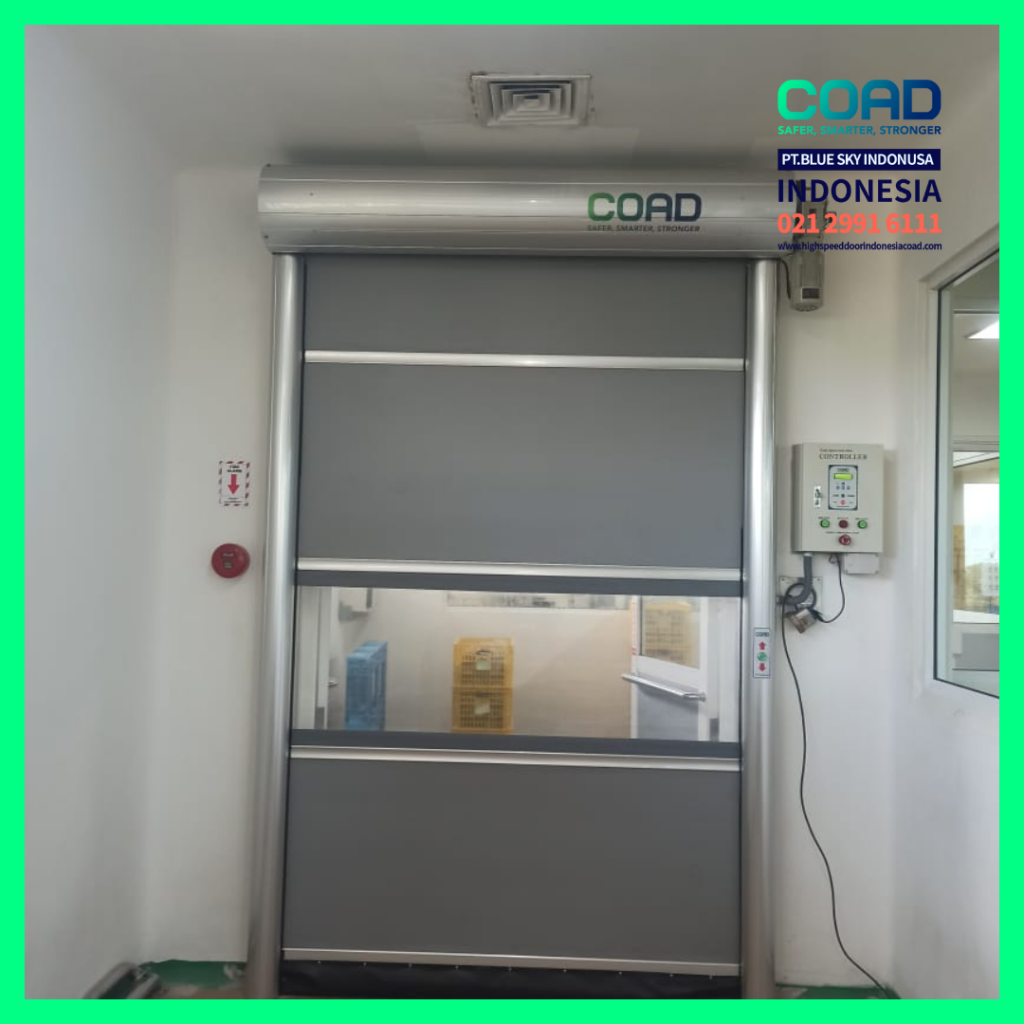COAD, High Speed Door, Rapid Door, Pintu Otomatis, pintu Pabrik Otomatis, Harga High Speed Door, Jual High Speed Door, Pintu Rapid Door, High Speed Door Indonesia, Jual Rapid Door, Jual Pintu Otomatis, Pintu Gudang Otomatis, pvc roll up door, roller shutter door, Speed door, pvc shutter door, pintu clean room, pintu cold room, clean room door, roll door otomatis, pintu logistik, pintu otomatis pabrik, pintu pabrik otomatis, pintu pvc otomatis, fast roll shutter door, rolling door pvc