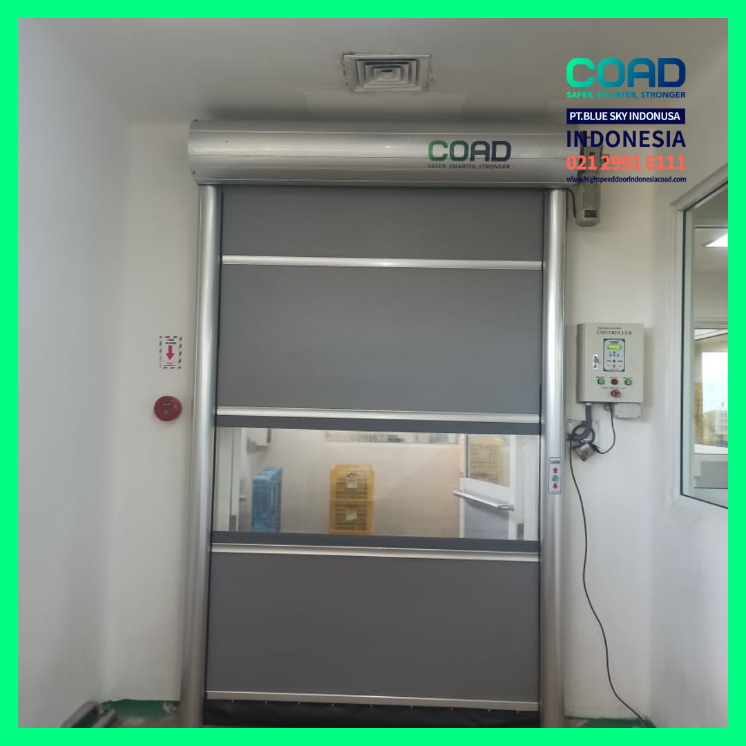 COAD, High Speed Door, Rapid Door, Pintu Otomatis, pintu Pabrik Otomatis, Harga High Speed Door, Jual High Speed Door, Pintu Rapid Door, High Speed Door Indonesia, Jual Rapid Door, Jual Pintu Otomatis, Pintu Gudang Otomatis, pvc roll up door, roller shutter door, Speed door, pvc shutter door, pintu clean room, pintu cold room, clean room door, roll door otomatis, pintu logistik, pintu otomatis pabrik, pintu pabrik otomatis, pintu pvc otomatis, fast roll shutter door, rolling door pvc