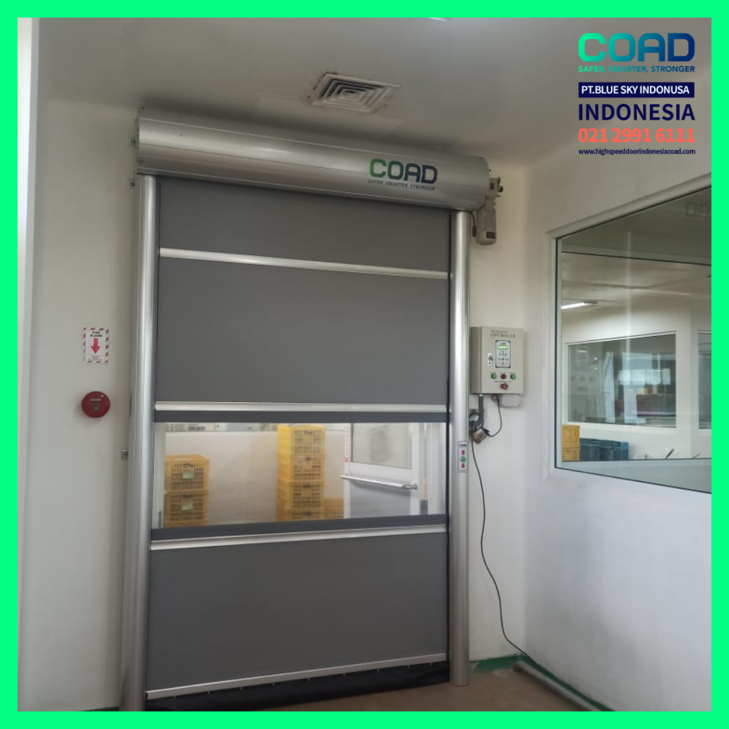 COAD, High Speed Door, Rapid Door, Pintu Otomatis, pintu Pabrik Otomatis, Harga High Speed Door, Jual High Speed Door, Pintu Rapid Door, High Speed Door Indonesia, Jual Rapid Door, Jual Pintu Otomatis, Pintu Gudang Otomatis, pvc roll up door, roller shutter door, Speed door, pvc shutter door, pintu clean room, pintu cold room, clean room door, roll door otomatis, pintu logistik, pintu otomatis pabrik, pintu pabrik otomatis, pintu pvc otomatis, fast roll shutter door, rolling door pvc