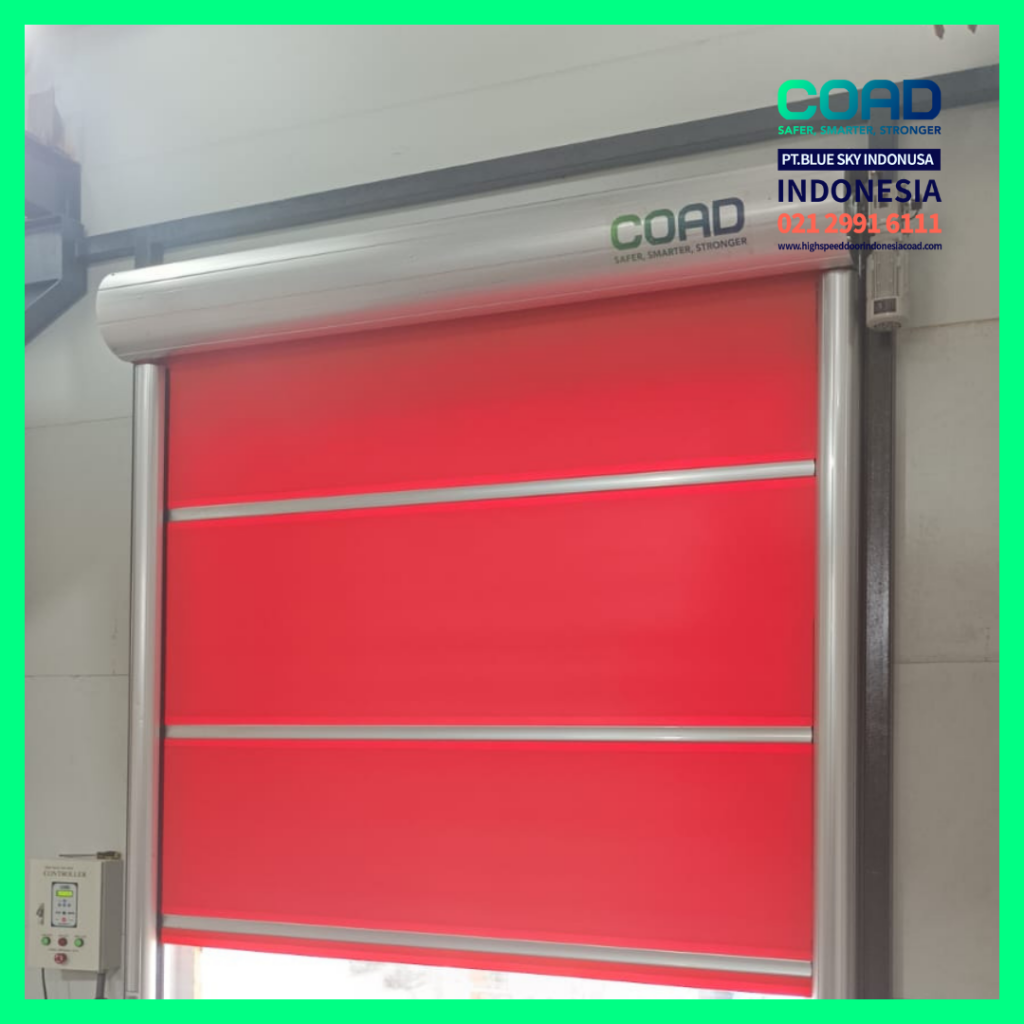 COAD, High Speed Door, Rapid Door, Pintu Otomatis, pintu Pabrik Otomatis, Harga High Speed Door, Jual High Speed Door, Pintu Rapid Door, High Speed Door Indonesia, Jual Rapid Door, Jual Pintu Otomatis, Pintu Gudang Otomatis, pvc roll up door, roller shutter door, Speed door, pvc shutter door, pintu clean room, pintu cold room, clean room door, roll door otomatis, pintu logistik, pintu otomatis pabrik, pintu pabrik otomatis, pintu pvc otomatis, fast roll shutter door, rolling door pvc