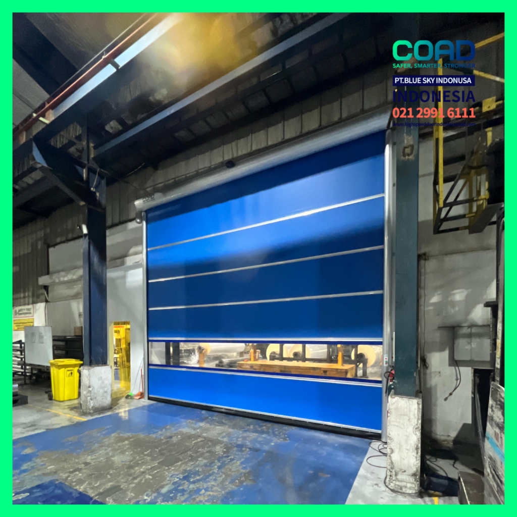 COAD, High Speed Door, Rapid Door, Pintu Otomatis, pintu Pabrik Otomatis, Harga High Speed Door, Jual High Speed Door, Pintu Rapid Door, High Speed Door Indonesia, Jual Rapid Door, Jual Pintu Otomatis, Pintu Gudang Otomatis, pvc roll up door, roller shutter door, Speed door, pvc shutter door, pintu clean room, pintu cold room, clean room door, roll door otomatis, pintu logistik, pintu otomatis pabrik, pintu pabrik otomatis, pintu pvc otomatis, fast roll shutter door, rolling door pvc