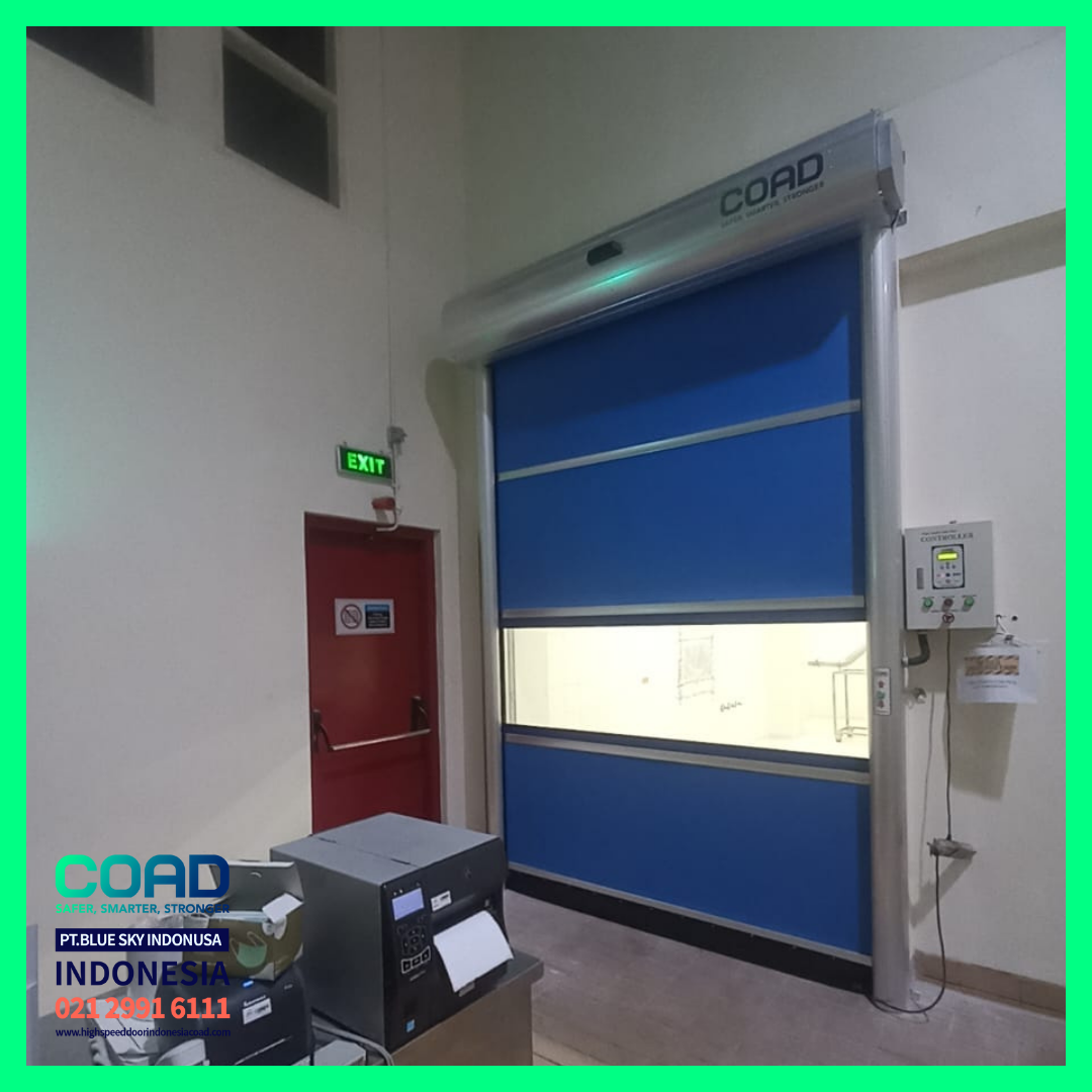 COAD, High Speed Door, Rapid Door, Pintu Otomatis, pintu Pabrik Otomatis, Harga High Speed Door, Jual High Speed Door, Pintu Rapid Door, High Speed Door Indonesia, Jual Rapid Door, Jual Pintu Otomatis, Pintu Gudang Otomatis, pvc roll up door, roller shutter door, Speed door, pvc shutter door, pintu clean room, pintu cold room, clean room door, roll door otomatis, pintu logistik, pintu otomatis pabrik, pintu pabrik otomatis, pintu pvc otomatis, fast roll shutter door, rolling door pvc