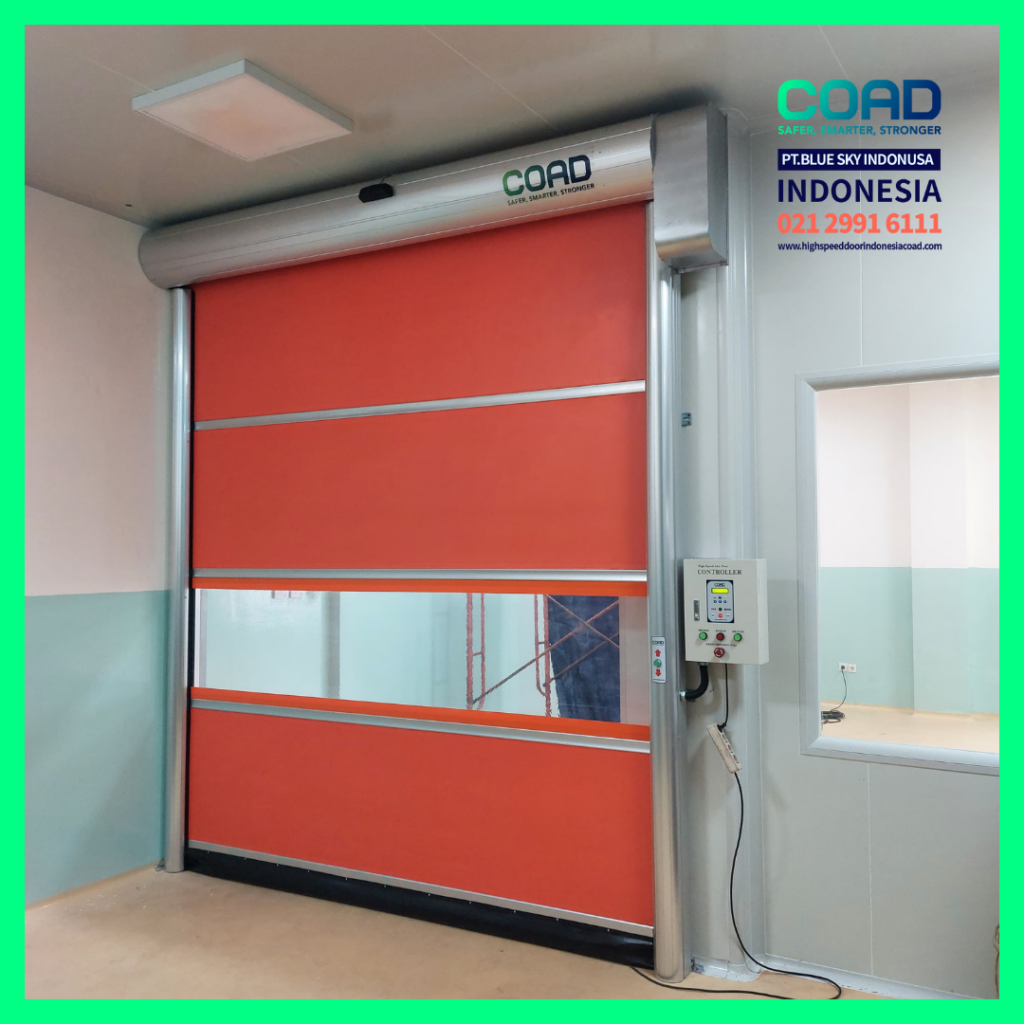 COAD, High Speed Door, Rapid Door, Pintu Otomatis, pintu Pabrik Otomatis, Harga High Speed Door, Jual High Speed Door, Pintu Rapid Door, High Speed Door Indonesia, Jual Rapid Door, Jual Pintu Otomatis, Pintu Gudang Otomatis, pvc roll up door, roller shutter door, Speed door, pvc shutter door, pintu cleanroom, pintu cold room, roll door otomatis, pintu logistik, pintu otomatis pabrik, pintu pabrik otomatis, pintu pvc otomatis, fast roll shutter door, rolling door pvc