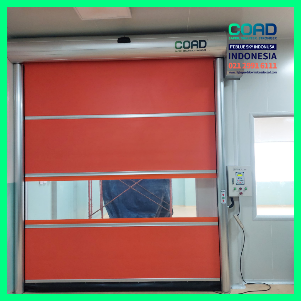 COAD, High Speed Door, Rapid Door, Pintu Otomatis, pintu Pabrik Otomatis, Harga High Speed Door, Jual High Speed Door, Pintu Rapid Door, High Speed Door Indonesia, Jual Rapid Door, Jual Pintu Otomatis, Pintu Gudang Otomatis, pvc roll up door, roller shutter door, Speed door, pvc shutter door, pintu cleanroom, pintu cold room, roll door otomatis, pintu logistik, pintu otomatis pabrik, pintu pabrik otomatis, pintu pvc otomatis, fast roll shutter door, rolling door pvc