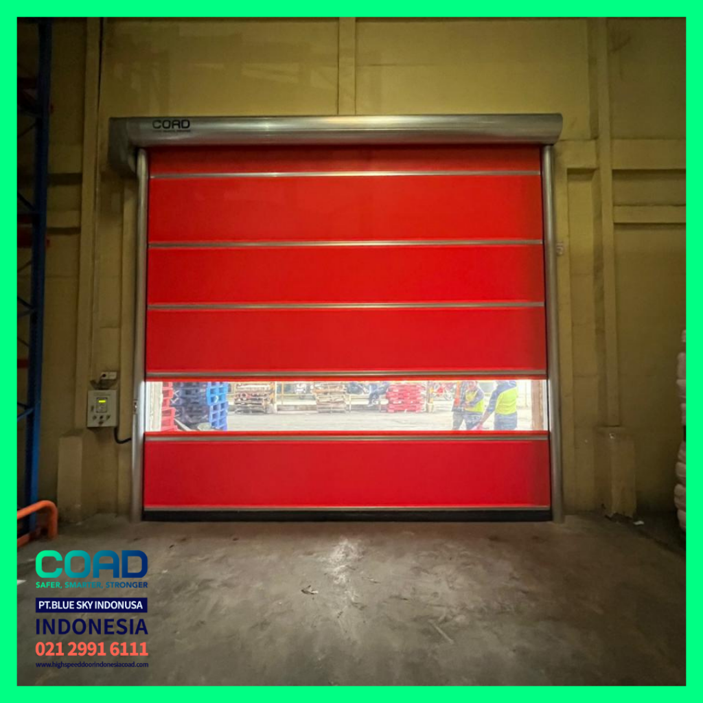 COAD, High Speed Door, Rapid Door, Pintu Otomatis, pintu Pabrik Otomatis, Harga High Speed Door, Jual High Speed Door, Pintu Rapid Door, High Speed Door Indonesia, Jual Rapid Door, Jual Pintu Otomatis, Pintu Gudang Otomatis, pvc roll up door, roller shutter door, Speed door, pvc shutter door, pintu cleanroom, pintu cold room, roll door otomatis, pintu logistik, pintu otomatis pabrik, pintu pabrik otomatis, pintu pvc otomatis, fast roll shutter door, rolling door pvc