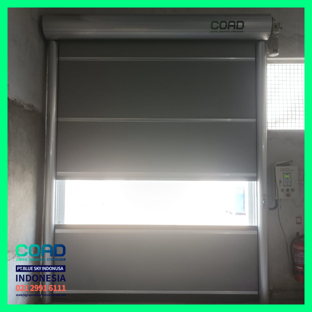 COAD, High Speed Door, Rapid Door, Pintu Otomatis, pintu Pabrik Otomatis, Harga High Speed Door, Jual High Speed Door, Pintu Rapid Door, High Speed Door Indonesia, Jual Rapid Door, Jual Pintu Otomatis, Pintu Gudang Otomatis, pvc roll up door, roller shutter door, Speed door, pvc shutter door, pintu cleanroom, pintu cold room, roll door otomatis, pintu logistik, pintu otomatis pabrik, pintu pabrik otomatis, pintu pvc otomatis, fast roll shutter door, rolling door pvc