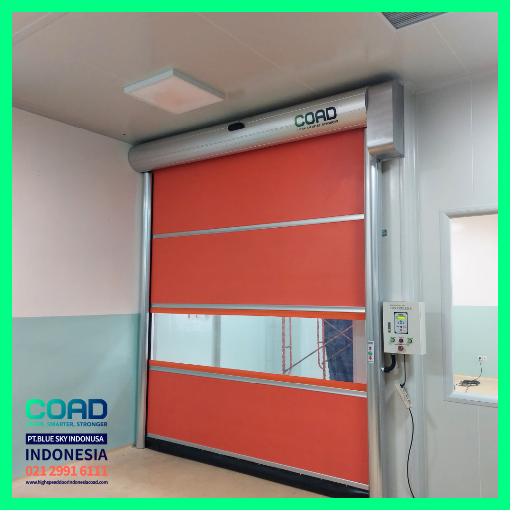 COAD, High Speed Door, Rapid Door, Pintu Otomatis, pintu Pabrik Otomatis, Harga High Speed Door, Jual High Speed Door, Pintu Rapid Door, High Speed Door Indonesia, Jual Rapid Door, Jual Pintu Otomatis, Pintu Gudang Otomatis, pvc roll up door, roller shutter door, Speed door, pvc shutter door, pintu cleanroom, pintu cold room, roll door otomatis, pintu logistik, pintu otomatis pabrik, pintu pabrik otomatis, pintu pvc otomatis, fast roll shutter door, rolling door pvc