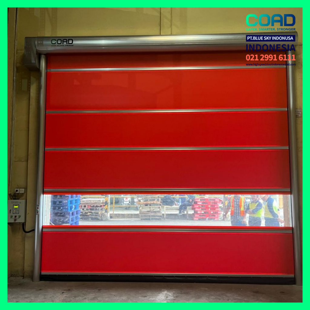 COAD, High Speed Door, Rapid Door, Pintu Otomatis, pintu Pabrik Otomatis, Harga High Speed Door, Jual High Speed Door, Pintu Rapid Door, High Speed Door Indonesia, Jual Rapid Door, Jual Pintu Otomatis, Pintu Gudang Otomatis, pvc roll up door, roller shutter door, Speed door, pvc shutter door, pintu cleanroom, pintu cold room, roll door otomatis, pintu logistik, pintu otomatis pabrik, pintu pabrik otomatis, pintu pvc otomatis, fast roll shutter door, rolling door pvc