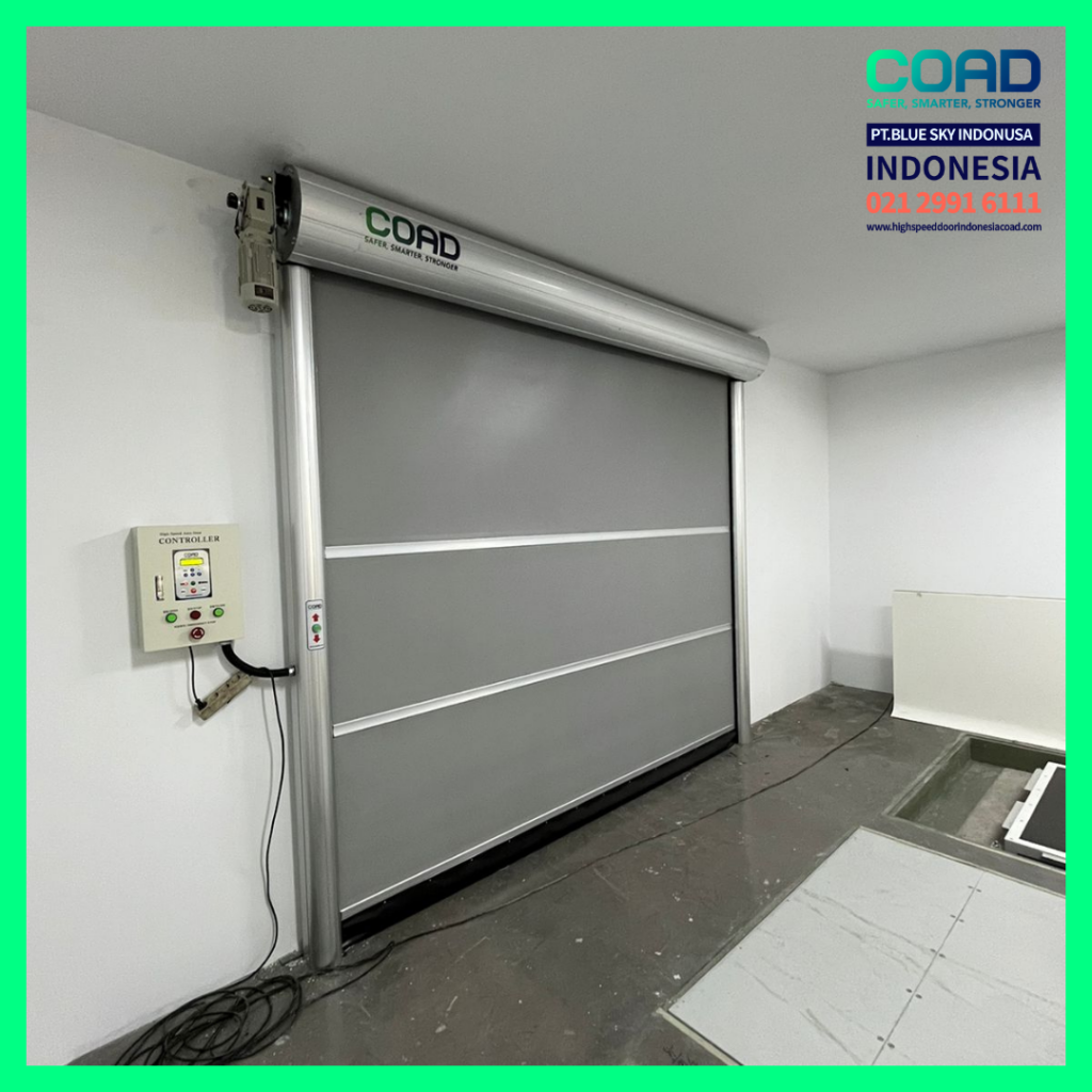 COAD, High Speed Door, Rapid Door, Pintu Otomatis, pintu Pabrik Otomatis, Harga High Speed Door, Jual High Speed Door, Pintu Rapid Door, High Speed Door Indonesia, Jual Rapid Door, Jual Pintu Otomatis, Pintu Gudang Otomatis, pvc roll up door, roller shutter door, Speed door, pvc shutter door, pintu cleanroom, pintu cold room, roll door otomatis, pintu logistik, pintu otomatis pabrik, pintu pabrik otomatis, pintu pvc otomatis, fast roll shutter door, rolling door pvc
