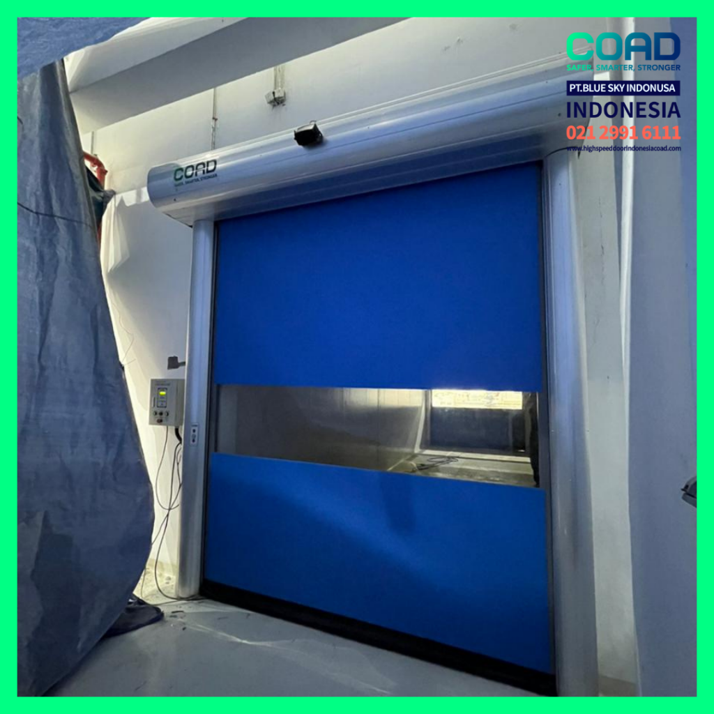 COAD, High Speed Door, Rapid Door, Pintu Otomatis, pintu Pabrik Otomatis, Harga High Speed Door, Jual High Speed Door, Pintu Rapid Door, High Speed Door Indonesia, Jual Rapid Door, Jual Pintu Otomatis, Pintu Gudang Otomatis, pvc roll up door, roller shutter door, Speed door, pvc shutter door, pintu cleanroom, pintu cold room, roll door otomatis, pintu logistik, pintu otomatis pabrik, pintu pabrik otomatis, pintu pvc otomatis, fast roll shutter door, rolling door pvc
