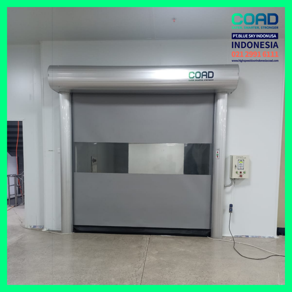 COAD, High Speed Door, Rapid Door, Pintu Otomatis, pintu Pabrik Otomatis, Harga High Speed Door, Jual High Speed Door, Pintu Rapid Door, High Speed Door Indonesia, Jual Rapid Door, Jual Pintu Otomatis, Pintu Gudang Otomatis, pvc roll up door, roller shutter door, Speed door, pvc shutter door, pintu cleanroom, pintu cold room, roll door otomatis, pintu logistik, pintu otomatis pabrik, pintu pabrik otomatis, pintu pvc otomatis, fast roll shutter door, rolling door pvc