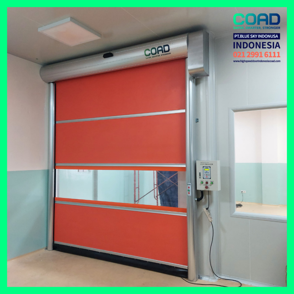 COAD, High Speed Door, Rapid Door, Pintu Otomatis, pintu Pabrik Otomatis, Harga High Speed Door, Jual High Speed Door, Pintu Rapid Door, High Speed Door Indonesia, Jual Rapid Door, Jual Pintu Otomatis, Pintu Gudang Otomatis, pvc roll up door, roller shutter door, Speed door, pvc shutter door, pintu cleanroom, pintu cold room, roll door otomatis, pintu logistik, pintu otomatis pabrik, pintu pabrik otomatis, pintu pvc otomatis, fast roll shutter door, rolling door pvc