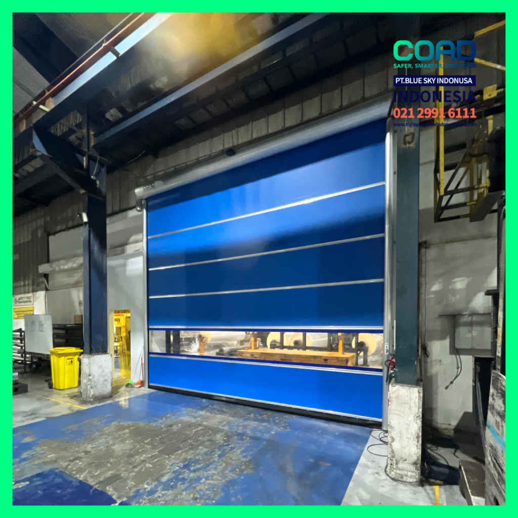 COAD, High Speed Door, Rapid Door, Pintu Otomatis, pintu Pabrik Otomatis, Harga High Speed Door, Jual High Speed Door, Pintu Rapid Door, High Speed Door Indonesia, Jual Rapid Door, Jual Pintu Otomatis, Pintu Gudang Otomatis, pvc roll up door, roller shutter door, Speed door, pvc shutter door, pintu cleanroom, pintu cold room, roll door otomatis, pintu logistik, pintu otomatis pabrik, pintu pabrik otomatis, pintu pvc otomatis, fast roll shutter door, rolling door pvc