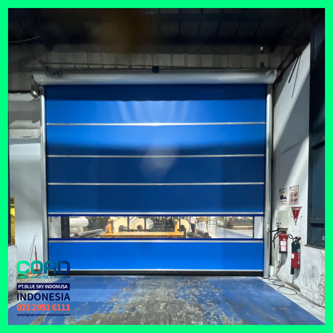 COAD, High Speed Door, Rapid Door, Pintu Otomatis, pintu Pabrik Otomatis, Harga High Speed Door, Jual High Speed Door, Pintu Rapid Door, High Speed Door Indonesia, Jual Rapid Door, Jual Pintu Otomatis, Pintu Gudang Otomatis, pvc roll up door, roller shutter door, Speed door, pvc shutter door, pintu cleanroom, pintu cold room, roll door otomatis, pintu logistik, pintu otomatis pabrik, pintu pabrik otomatis, pintu pvc otomatis, fast roll shutter door, rolling door pvc